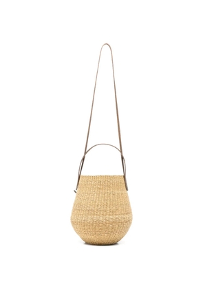 Muun Oriane woven straw tote bag - Neutrals