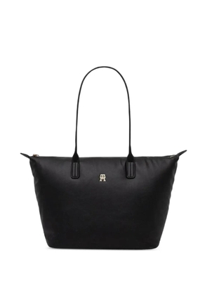 Tommy Hilfiger logo-plaque tote bag - Black