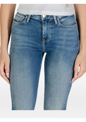 Calvin Klein Jeans ribbed quarter-zip top - White