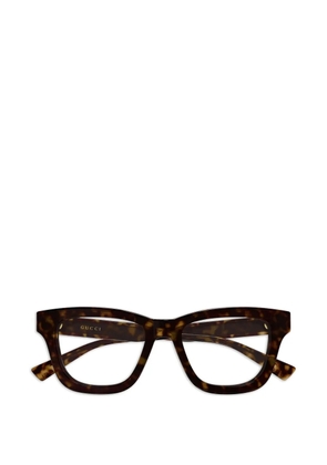 Gucci Eyewear square-frame glasses - Brown