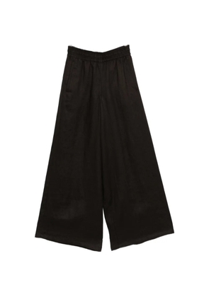 Drykorn Ceiling elasticated-waist wide-leg trousers - Black