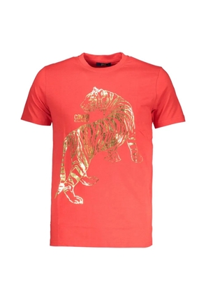 Cavalli Class tiger-print T-shirt - Red
