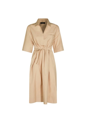 Fabiana Filippi cotton midi dress - Neutrals