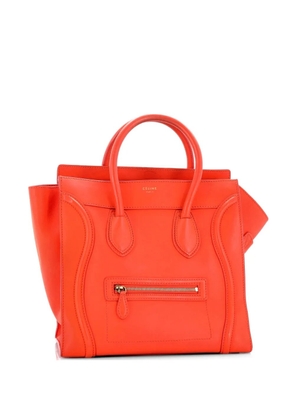 Celine Pre-Owned Luggage Bag Smooth Leather Mini tote bag - Orange