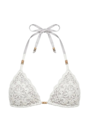 Del Maar Mudu crochet triangle bikini top - Purple