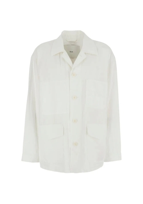 DUNST patch-pocket button-up jacket - Neutrals