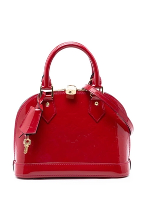 Louis Vuitton Pre-Owned 2013 Monogram Vernis Alma BB satchel - Red