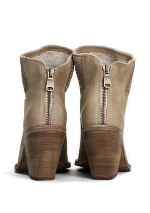 Metisse suede ankle boots - Neutrals