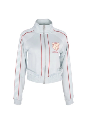 Off-White logo-print sweatshirt - Blue