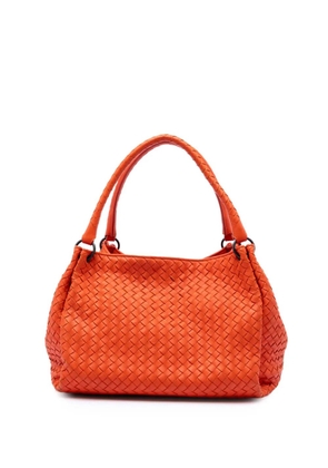 Bottega Veneta Pre-Owned 2012-2026 Nappa Intrecciato Parachute tote bag - Orange