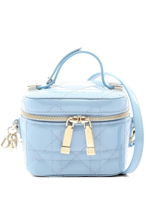 Christian Dior Pre-Owned 2010s micro Lady Dior Vanity handbag - Blue