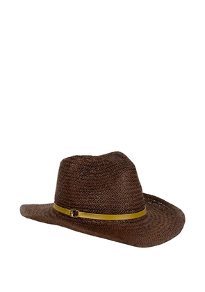 Coccinelle Erika interwoven hat - Brown