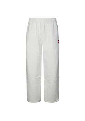 The North Face logo-patch track pants - White