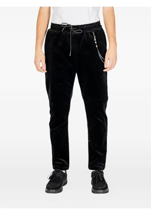 GIANNI LUPO corduroy drawstring trousers - Black