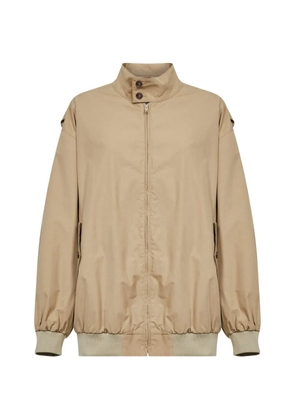MM6 Maison Margiela zip-up bomber jacket - Neutrals
