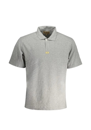 La Martina logo-embroidered polo shirt - Grey