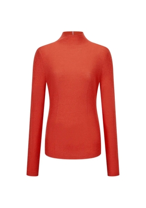 Shanghai Tang mock-neck sweater - Red
