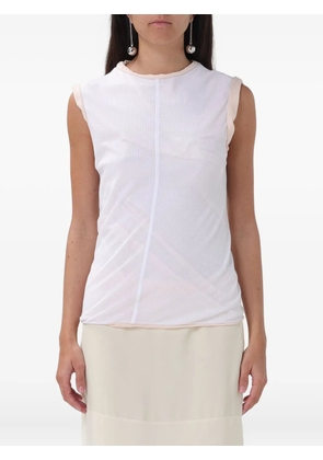 Sportmax Eolo ruffled top - White