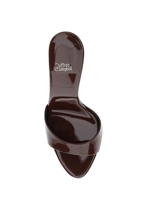 Jeffrey Campbell Ce Soire patent-finish sandals - Brown