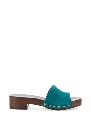 Jeffrey Campbell Cambrie stud-embellished suede sandals - Blue