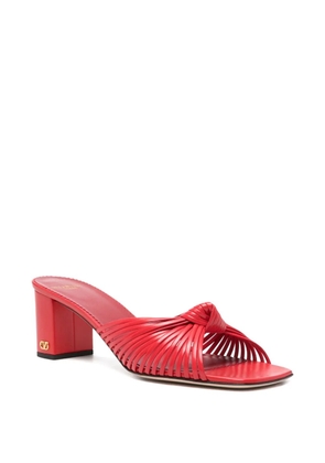 Valentino Garavani knot-detail sandals - Red
