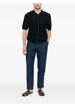 Briglia 1949 buckle-detail pleated trousers - Blue