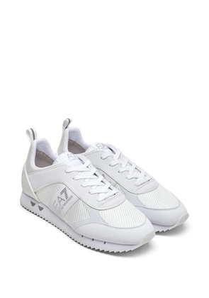 Ea7 Emporio Armani mesh-panel sneakers - White