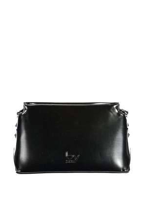 byblos patent-leather star-stud clutch bag - Black