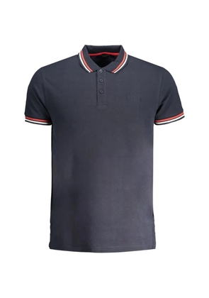 Cavalli Class tipped-trim polo shirt - Blue