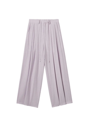 b+ab plated trousers - Purple