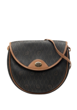 Christian Dior Pre-Owned 20th Century Honeycomb Coated Canvas crossbody bag - Black