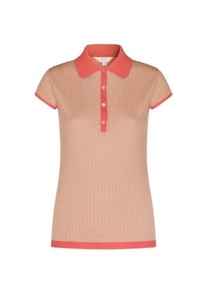 Malo Makò ribbed-knit polo shirt - Neutrals