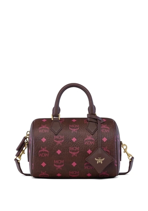 MCM Maxi Visetos Ella Boston bag - Brown