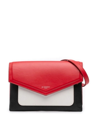 Givenchy Pre-Owned 2017 Tricolor Leather Duetto crossbody bag - Red