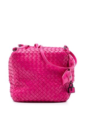 Bottega Veneta Pre-Owned 2012-2026 Nappa Intrecciato Cube crossbody bag - Pink