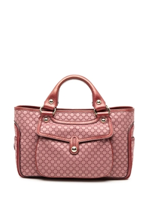 Celine Pre-Owned 20th Century Macadam Canvas Boogie handbag - Pink