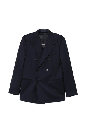 Caruso double-breasted suit - Blue