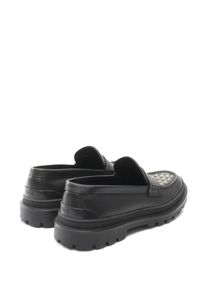 Christian Dior Pre-Owned 2010s Oblique Explorer loafers - Black