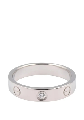 Cartier 2010s mini Love diamond ring - Silver