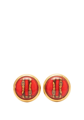 Hermès Pre-Owned 1980-2000 Enamel Clip On Earrings costume earrings - Gold