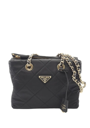Prada Pre-Owned 2013-2026 Re-Nylon Re-Edition 1995 Chaine shoulder bag - Black