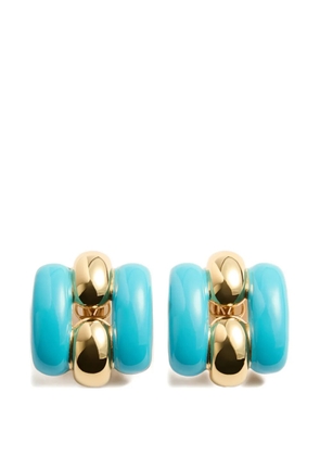 Valentino Garavani Pas Plus metal and enamel earrings - Gold