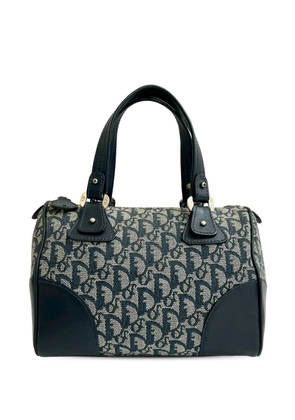 Christian Dior Pre-Owned 2010-2026 Diorissimo Trotter Canvas and Leather boston bag - Blue
