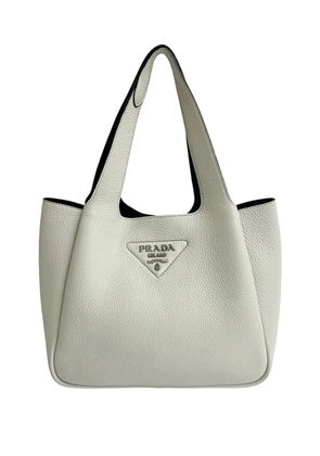 Prada Pre-Owned 2010-2026 Small Vitello Daino Dynamique handbag - White