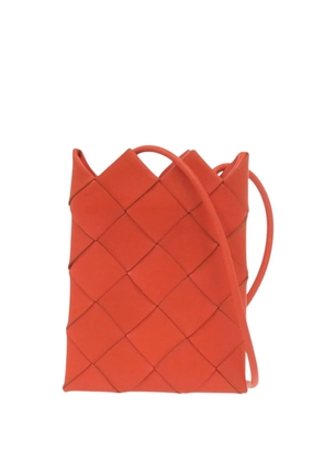 Bottega Veneta Pre-Owned 2012-2026 Mini Nappa Intrecciato Pouch crossbody bag - Orange