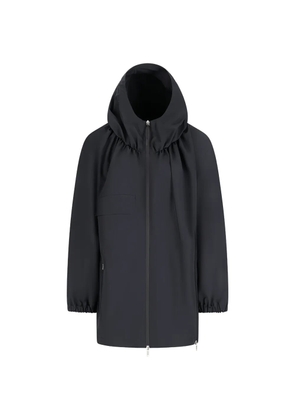 Jil Sander hooded gathered jacket - Black