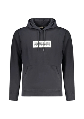 Napapijri Geographic Box logo hoodie - Grey