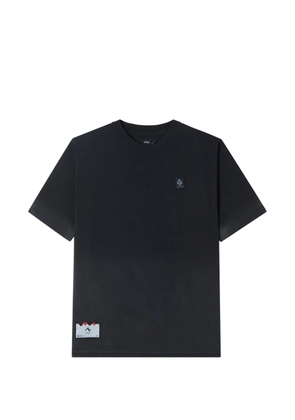 izzue spade-patch T-shirt - Black