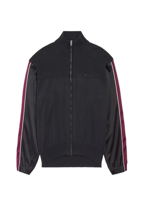 Balenciaga panelled side-stripe sweater - Black