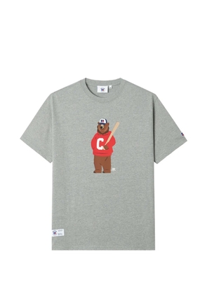 CHOCOOLATE bear-print T-shirt - Grey